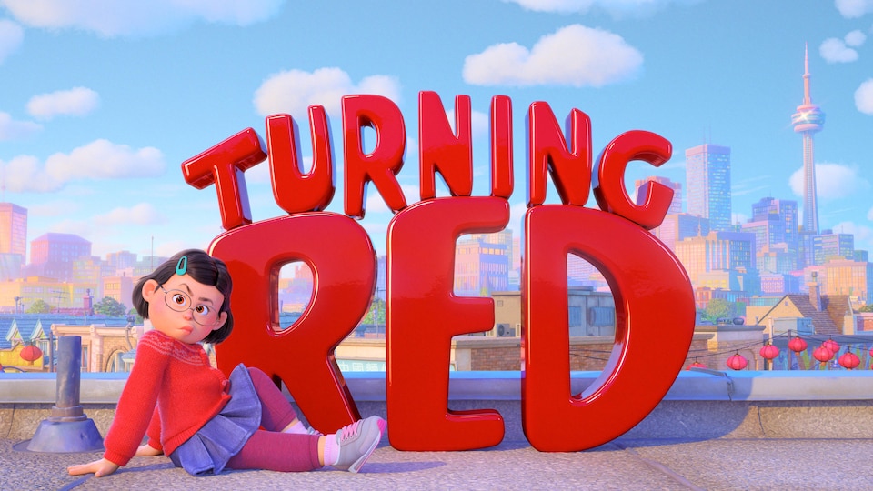 L'affiche du film Turning Red