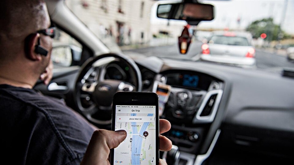 Un chauffeur d'Uber