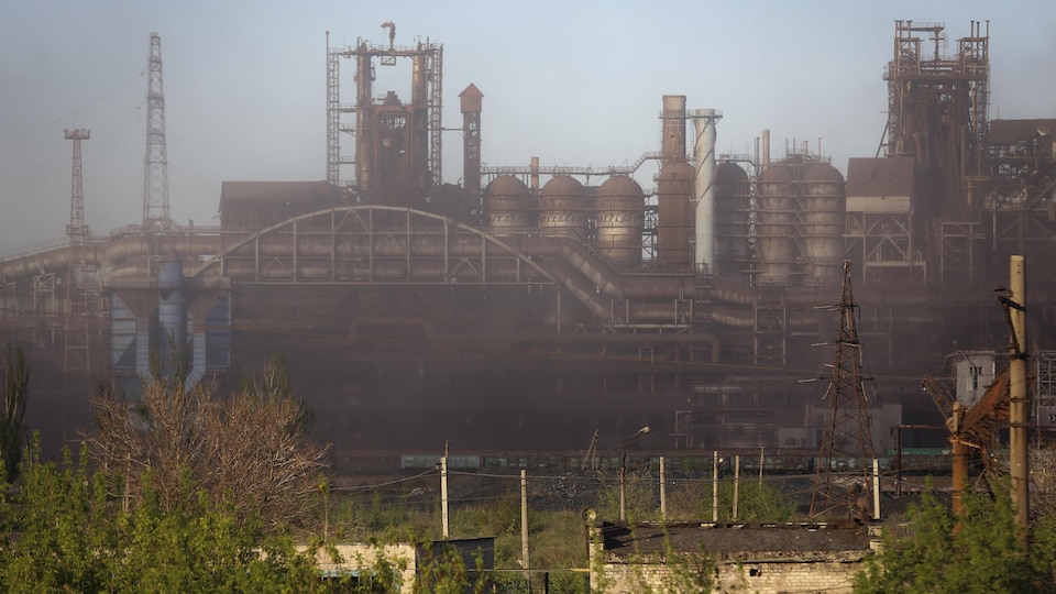 Azovstal steelworks.