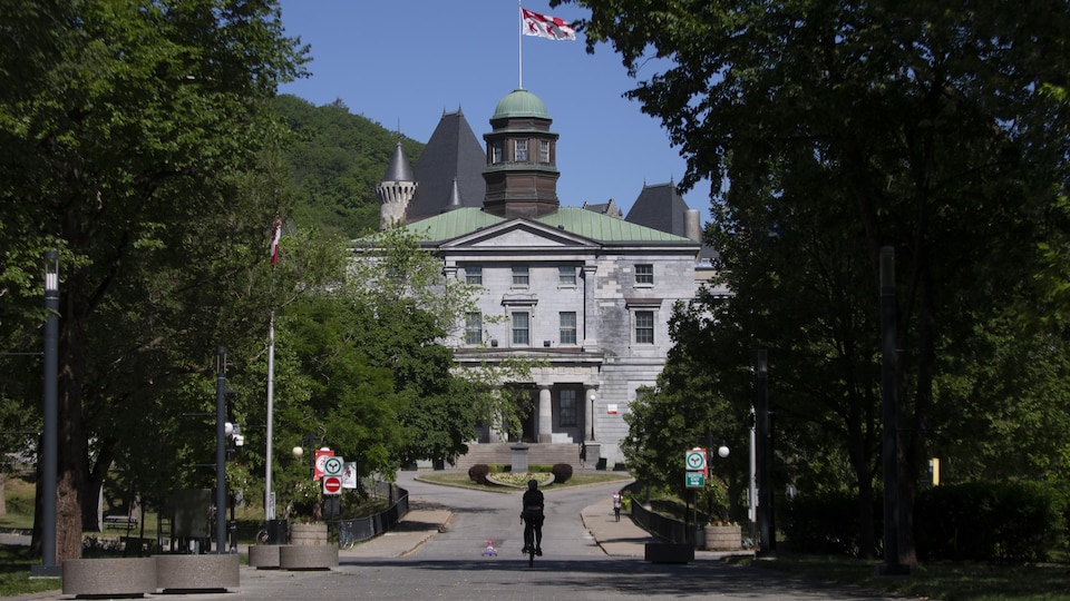L'entrée de l'Université McGill à Montréal.