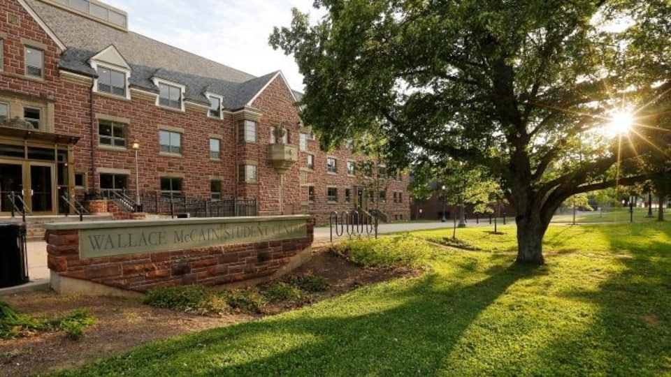 Le centre pour étudiants Wallace McCains, à l'Université Mount Allison à Sackville.
