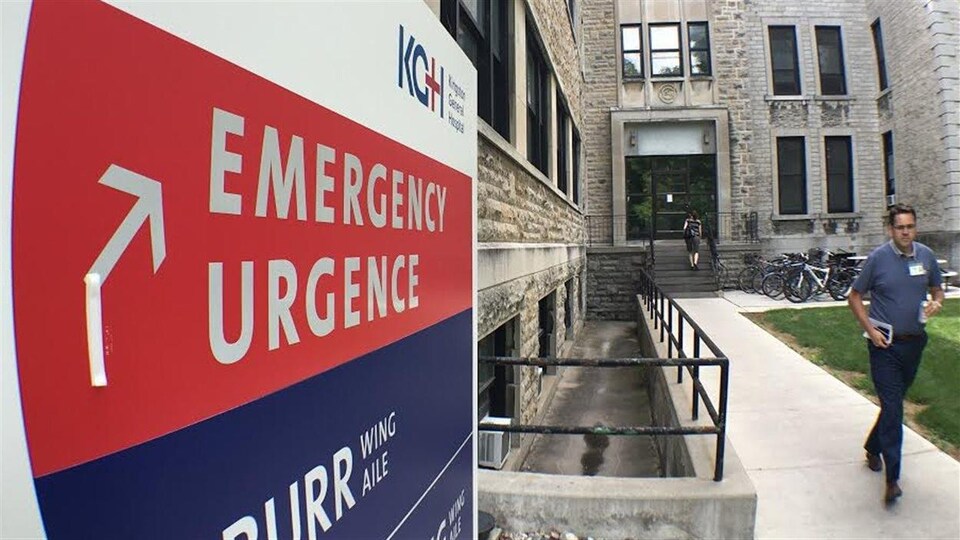 L'urgence de l'Hôpital général de Kingston.