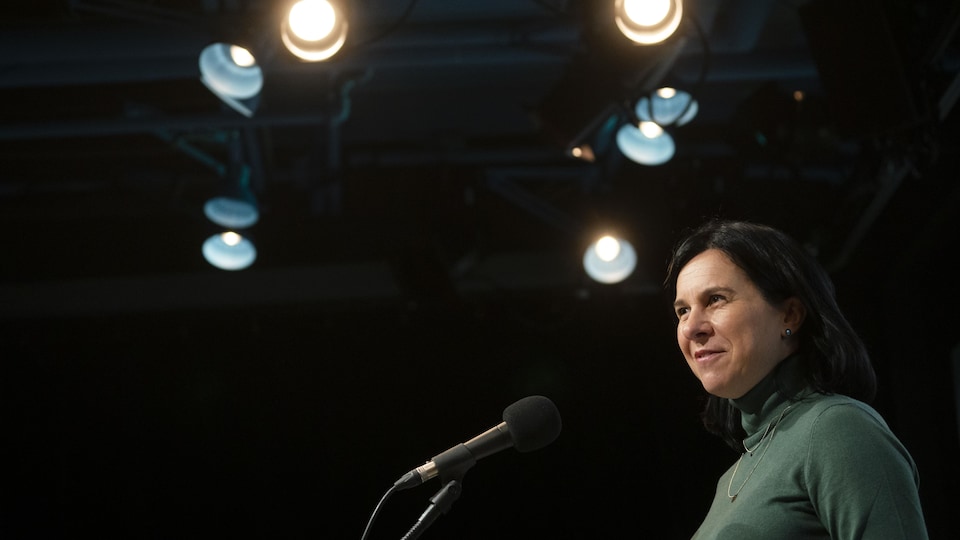 La cheffe de Projet Montréal, Valérie Plante.