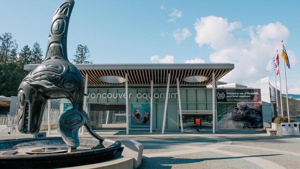 L'Aquarium de Vancouver vu de l'extérieur.