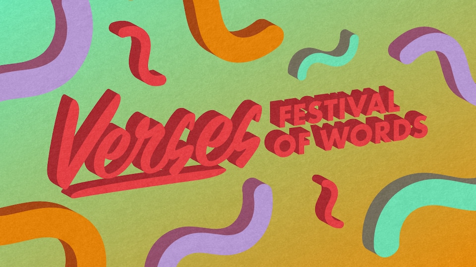 l'affiche du Verses Festival of words.