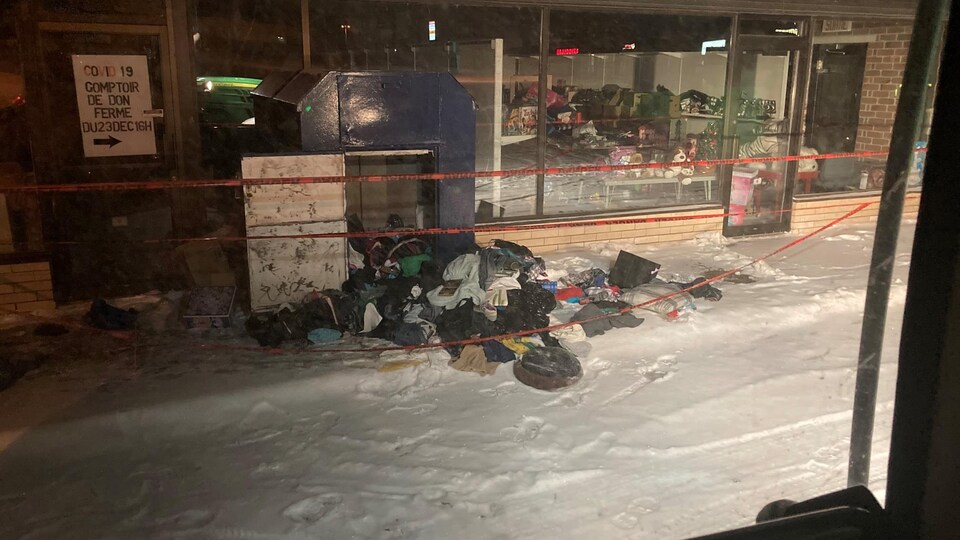 Les événements se sont produits dans la nuit de dimanche à lundi.