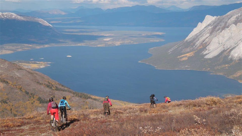 vélo de montagne au Yukon