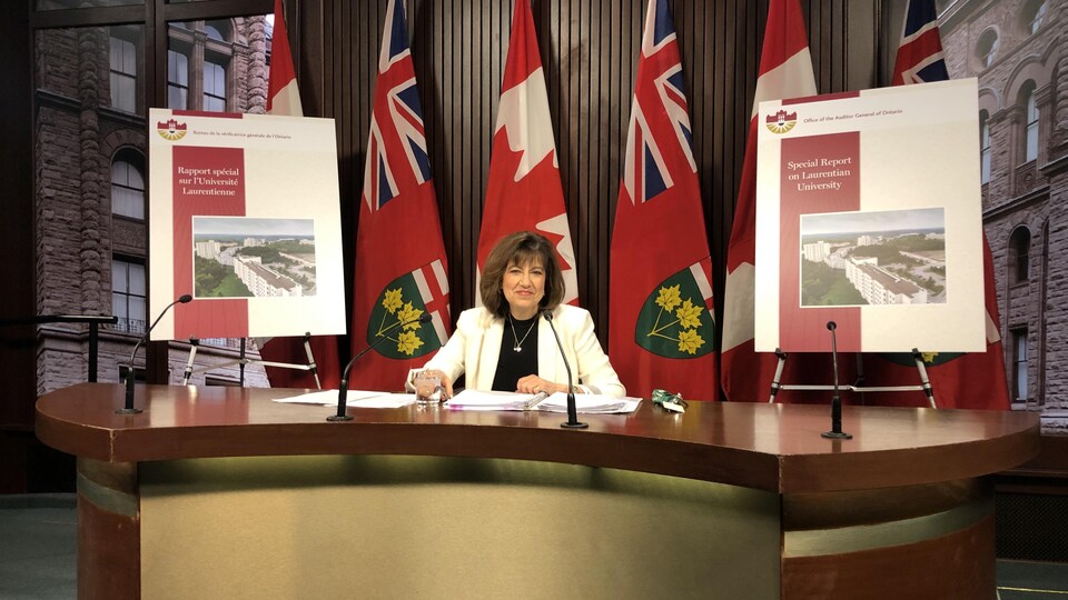 La vérificatrice générale de l'Ontario, Bonnie Lysyk.