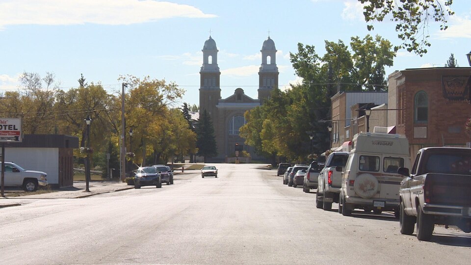 Le village de Gravelbourg.