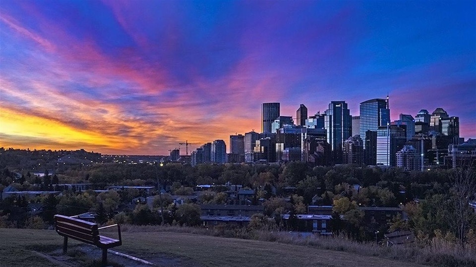 La ville de Calgary en Alberta. 