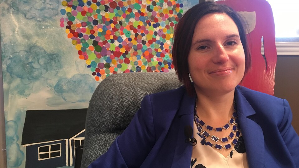 Kristal LeBlanc, directrice générale du Centre de ressources et de crises familiales Beauséjour au Nouveau-Brunswick.