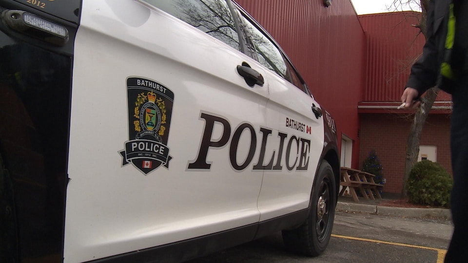 Une voiture de la police de Bathurst