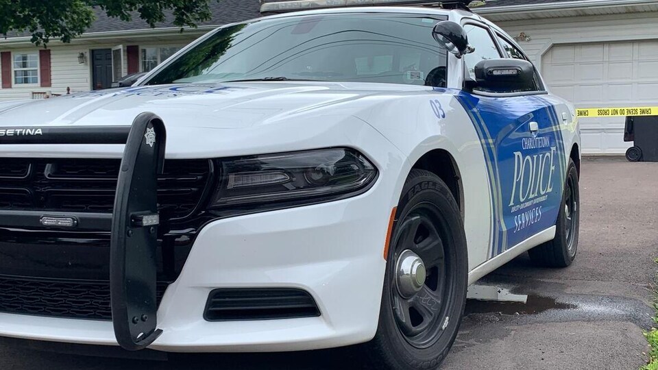 Une voiture de police de la ville de Charlottetown.