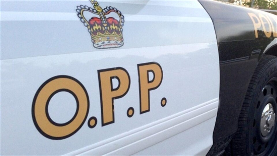 Une voiture de patrouille de la Police provinciale de l'Ontario.