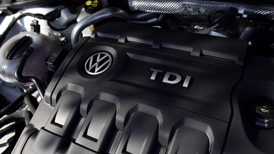 Un moteur diesel de Volkswagen.