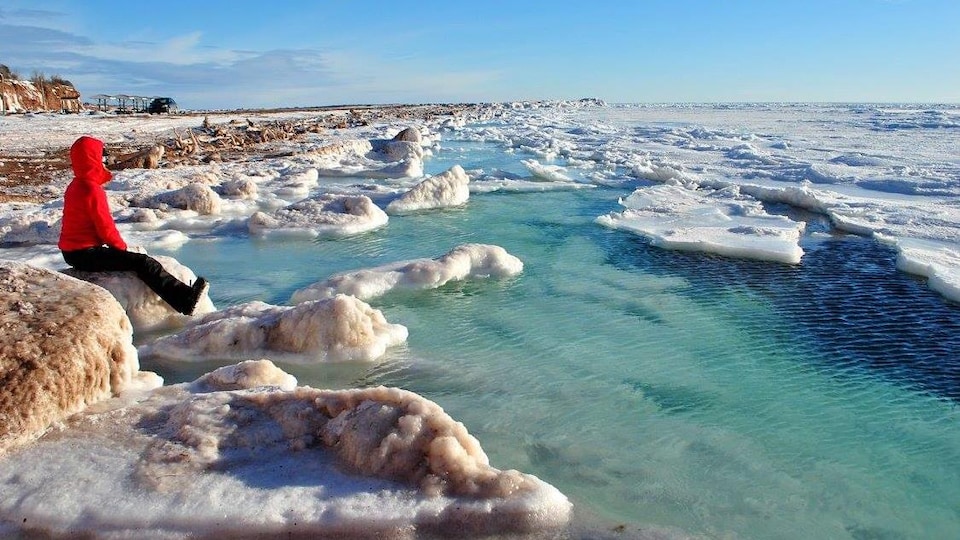 La baie des Chaleurs sous les glaces