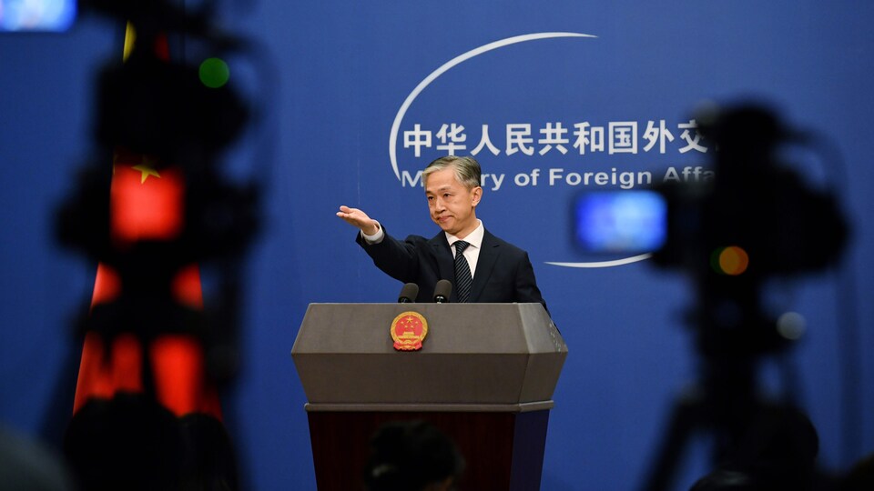 Wang Wenbin, porte-parole du ministère chinois des Affaires étrangères.