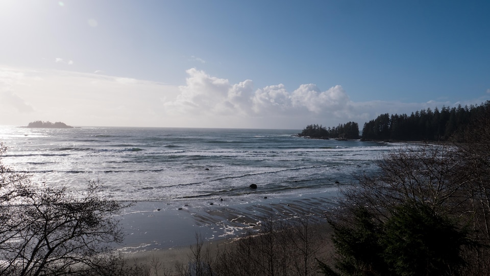 la plage de Wickaninnish Beach au Pacific Rim National Park.