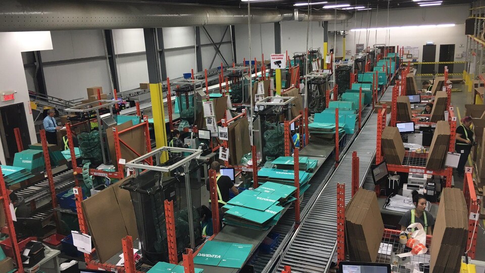 L'entreprise Wiptec de Sherbrooke gère les commandes effectuées en ligne pour David's Tea, entre autres.