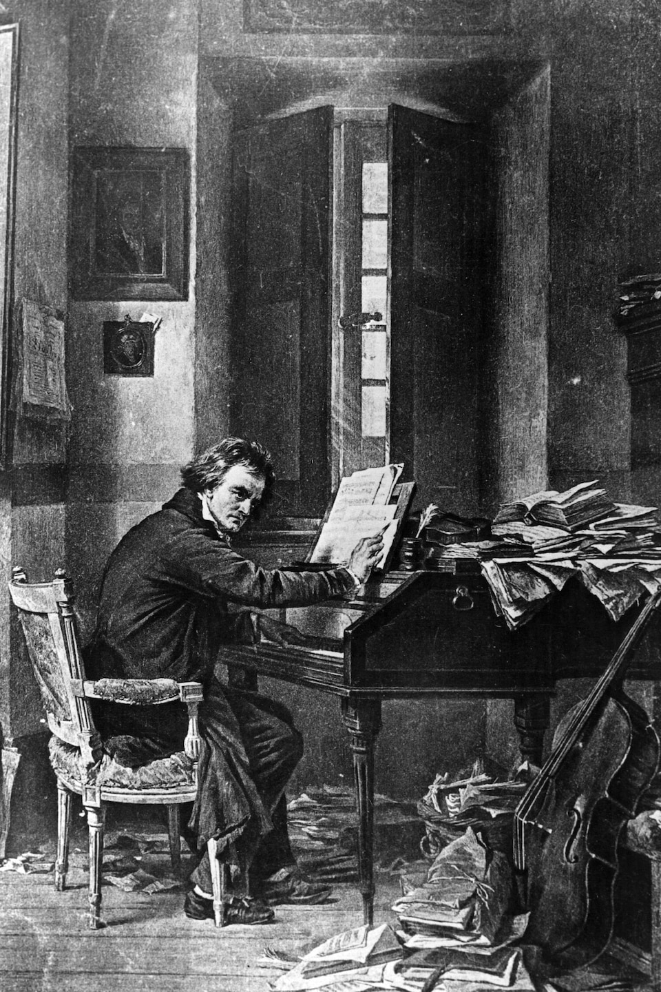 Un portrait de Beethoven, vers 1810.