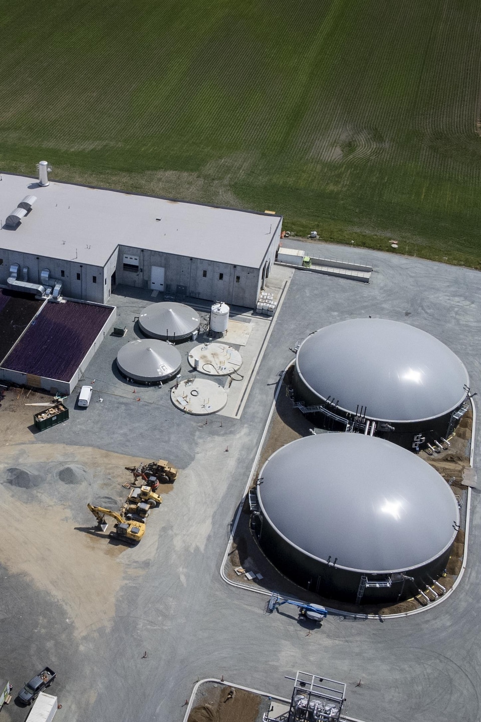 Installation de biocarburant de la ferme Dicklands, à Chilliwack, en Colombie-Britannique, le jeudi 8 juin 2023.
