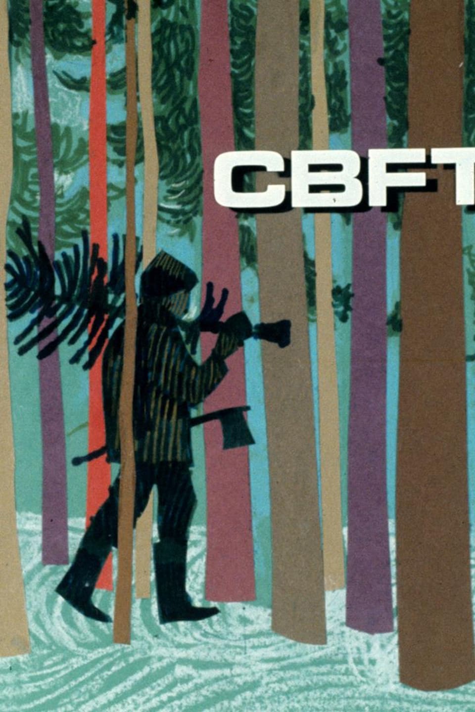 Illustration d’un bûcheron en forêt transportant un conifère sur son épaule avec en surimpression l’inscription CBFT 2.