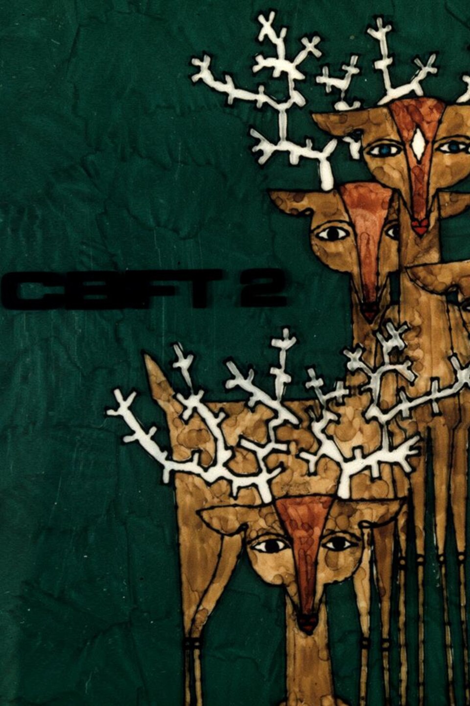 Illustration d’une famille de cinq rennes avec l’inscription CBFT 2.