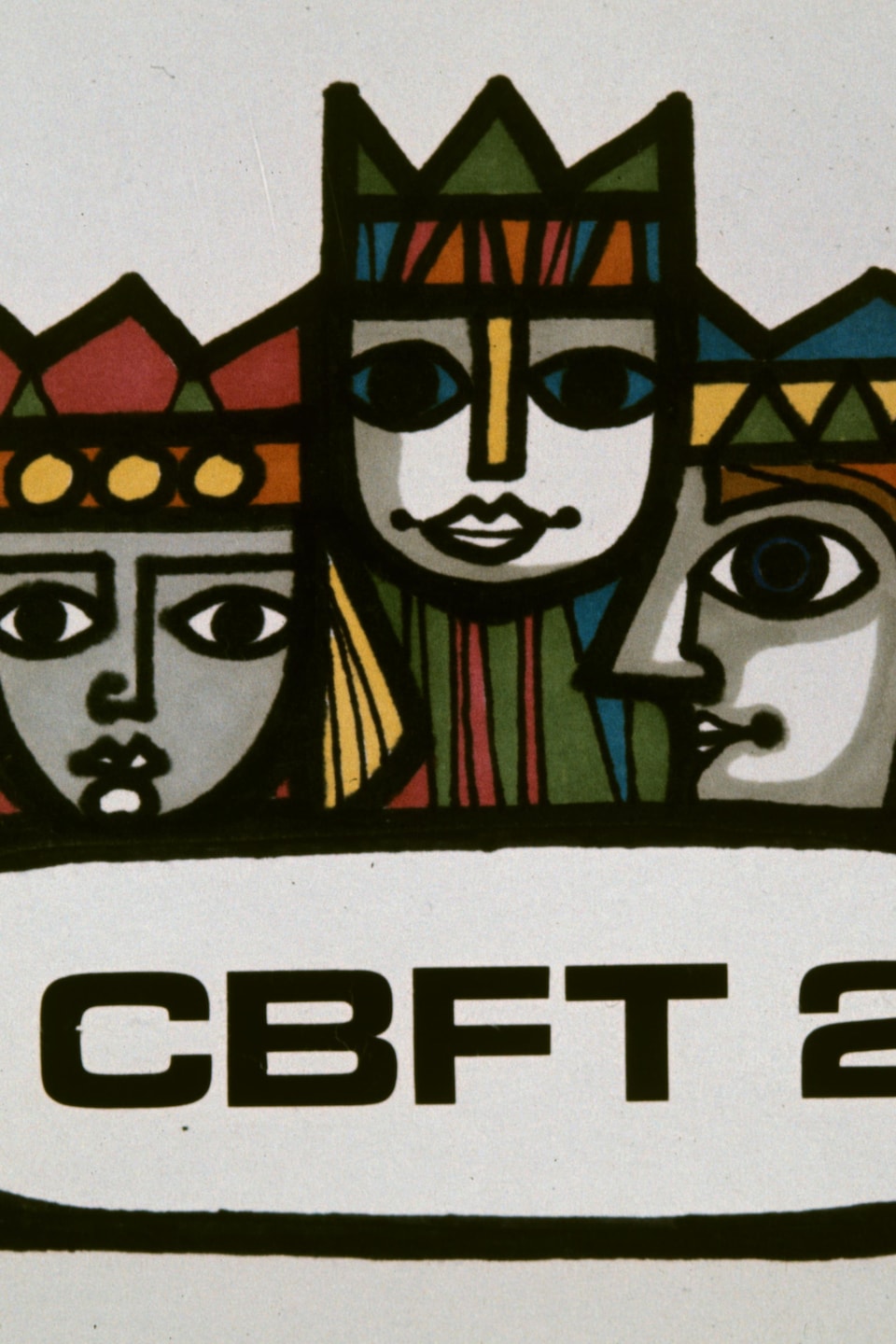 Illustration des trois Rois mages avec l’inscription CBFT 2.