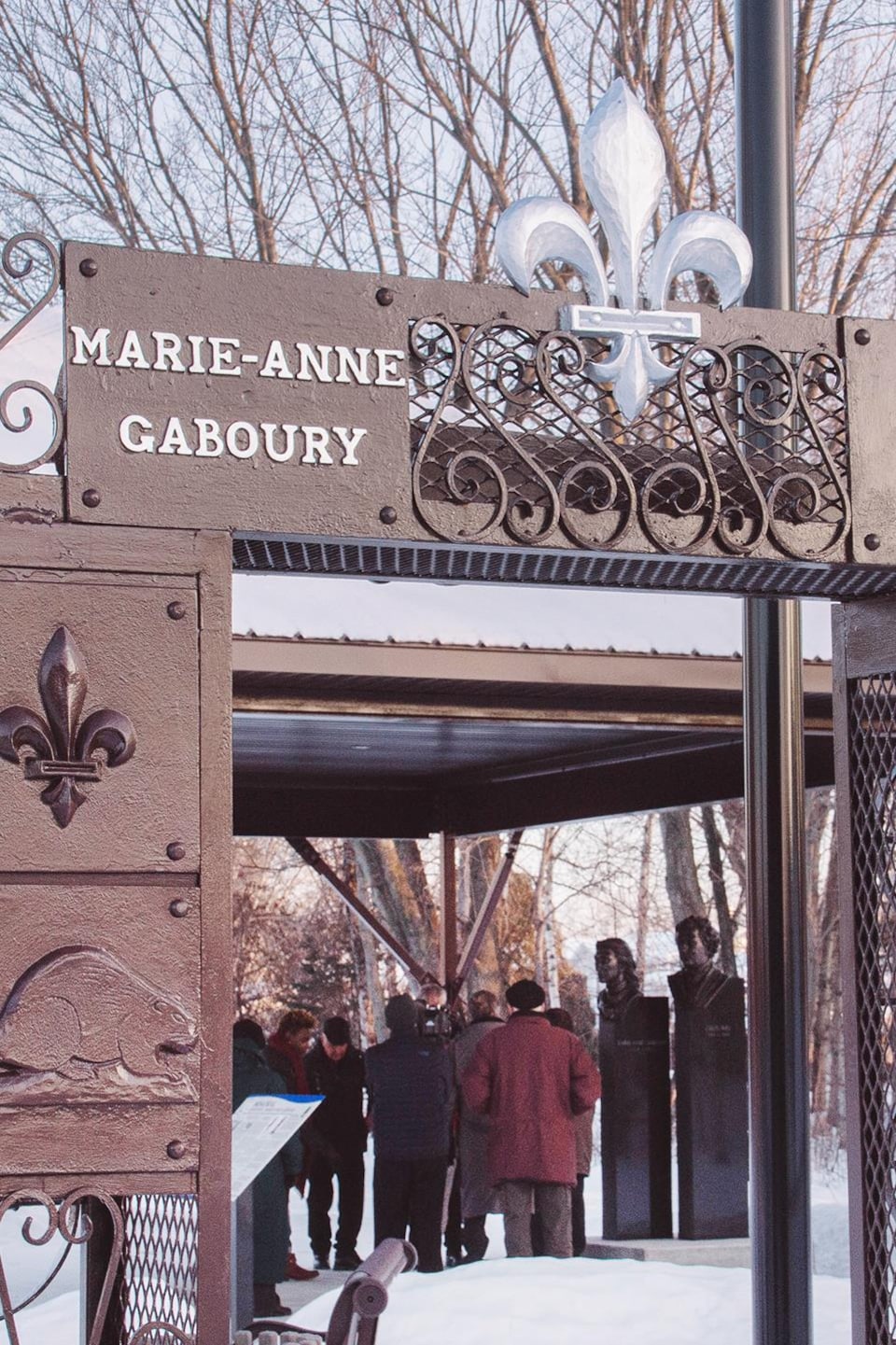 Mémorial Louis-Riel/ Marie-Anne Gaboury à Maskinongé au Québec