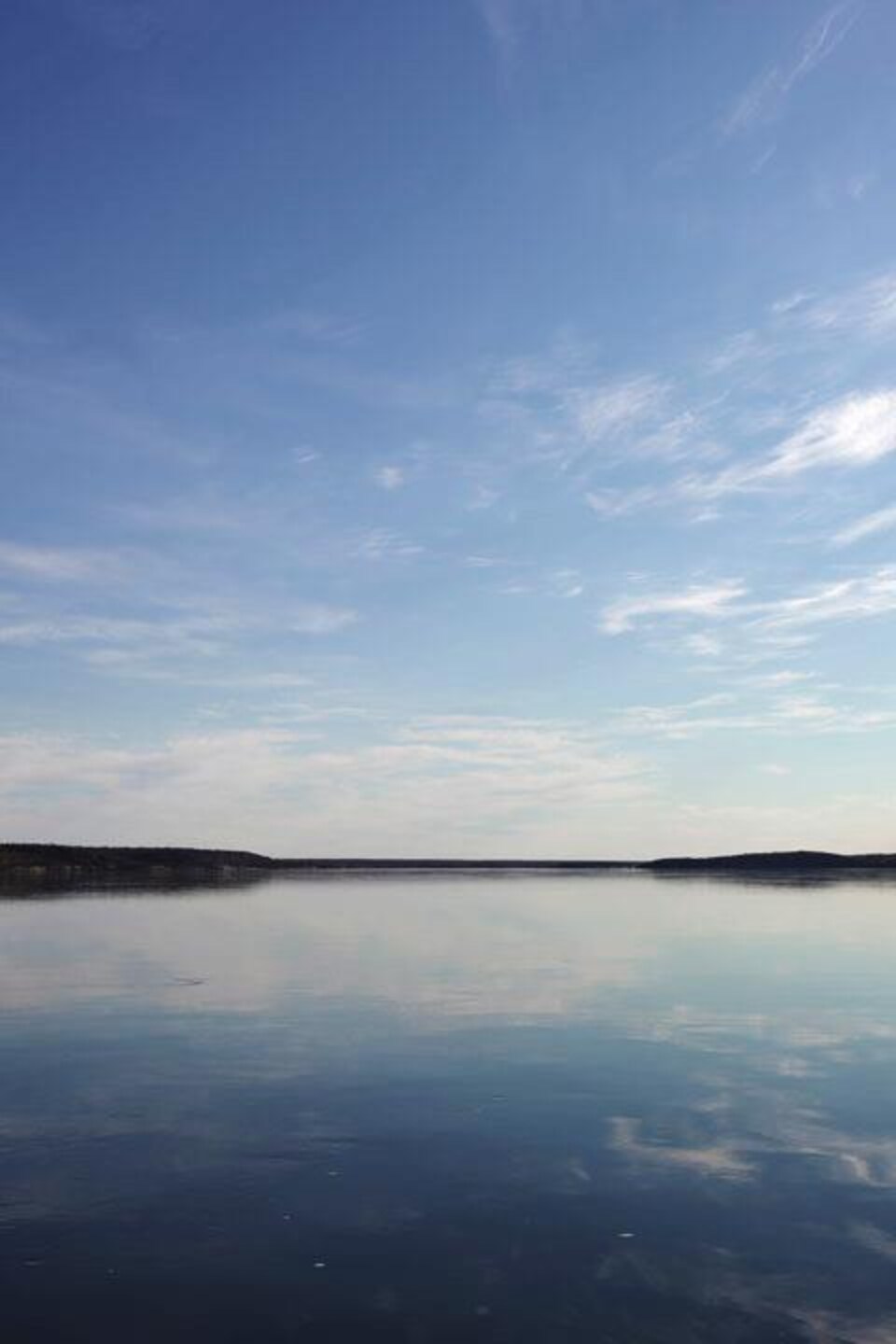 Un plan d'eau au Nunavik.