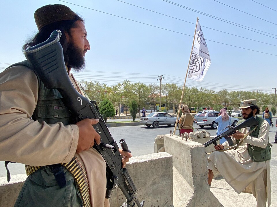 Des combattants talibans à Kaboul.