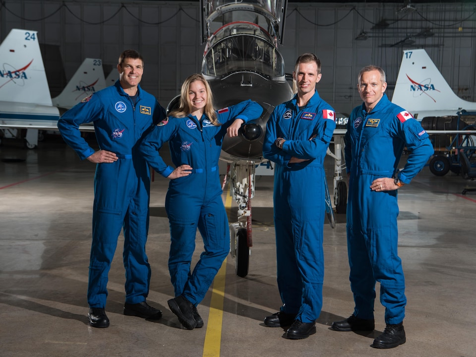 L'équipe d'astronautes de l'Agence spatiale canadienne en 2017.