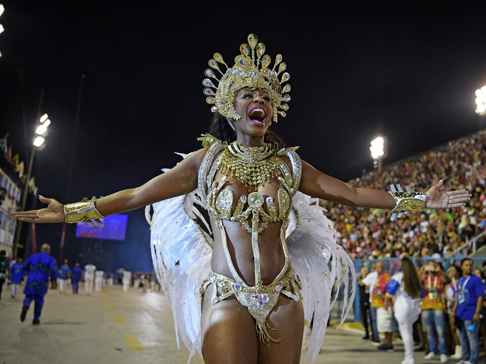 A dancer at the Rio Carnival.