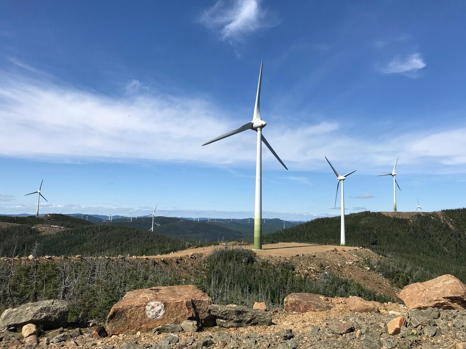 Des éoliennes de la Seigneurie de Beaupré.