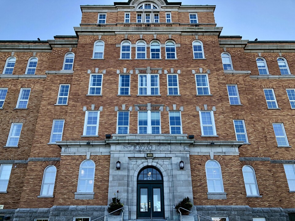 Le bâtiment de l'Institut, à La Pocatière