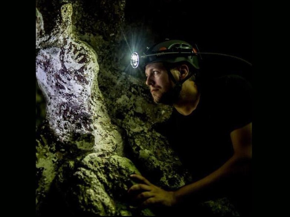 Photographie du chercheur Maxime Aubert de Lévis.