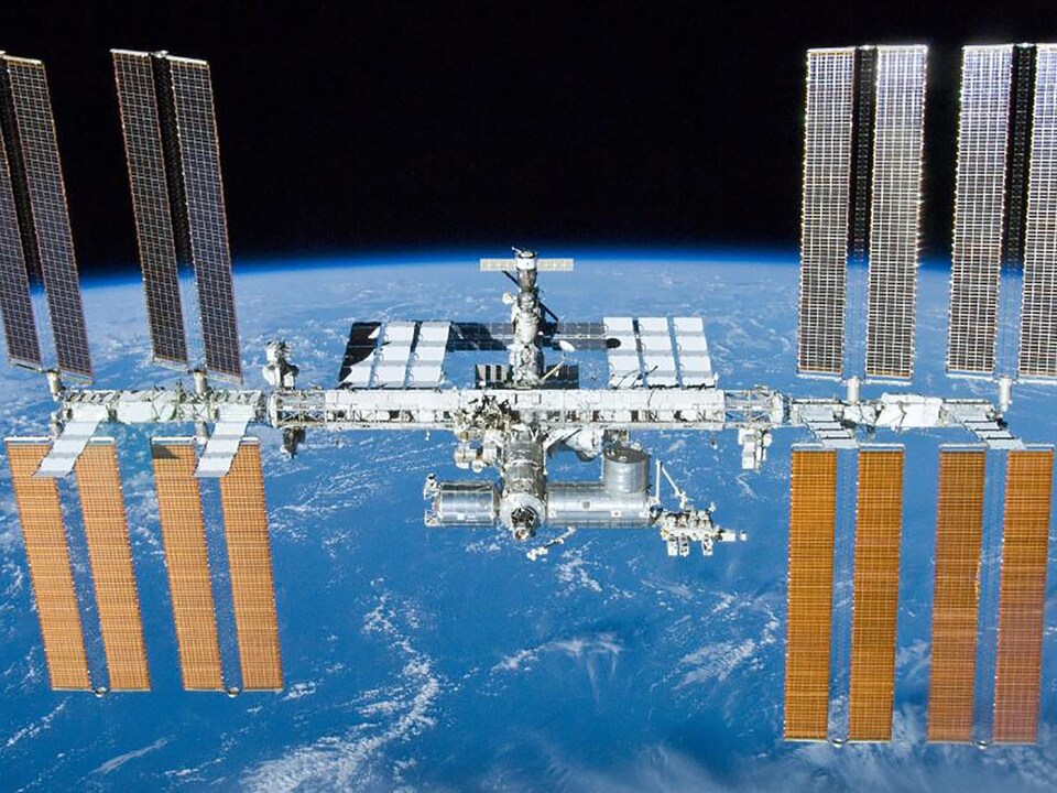 La Station spatiale internationale.