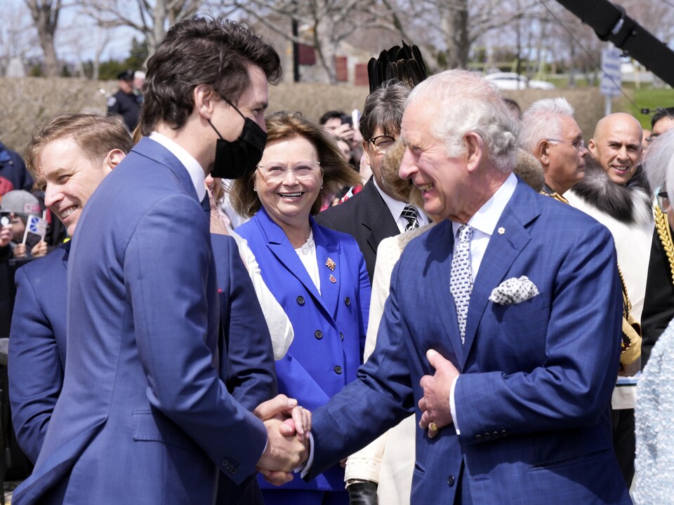 Justin Trudeau et le prince Charles.