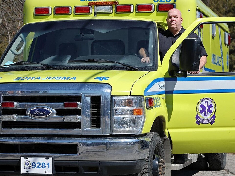 A man posed for the photo.