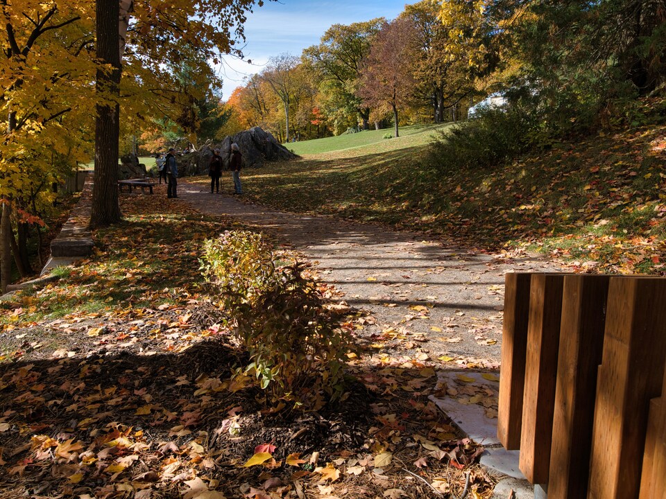 Le sentier des GrandsDomainesdeSillery accessible avant