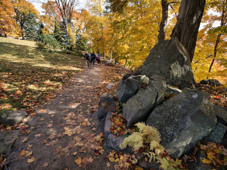 Le sentier des GrandsDomainesdeSillery accessible avant