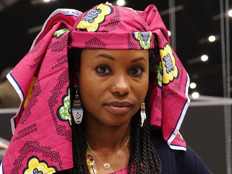 La Tchadienne Hindou Oumarou Ibrahim à la COP24. 