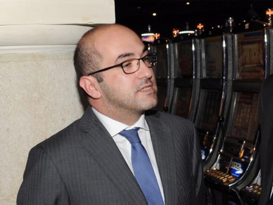 Yorgen Fenech du groupe Tumas lors de l'ouverture du casino Oracle à Malte.