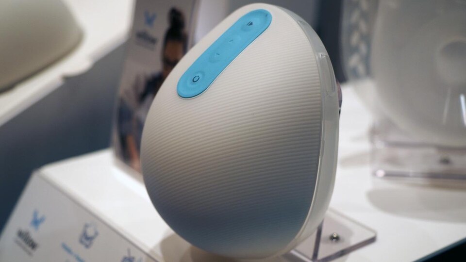 La pompe d'allaitement sans fil Willow, au CES de Las Vegas.