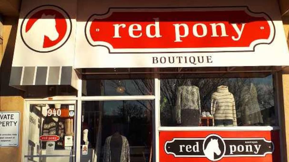 La boutique Red Pony d Edmonton