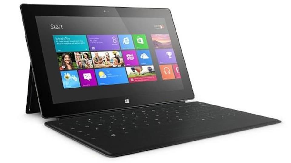 La première tablette Surface de Microsoft avec Windows RT.