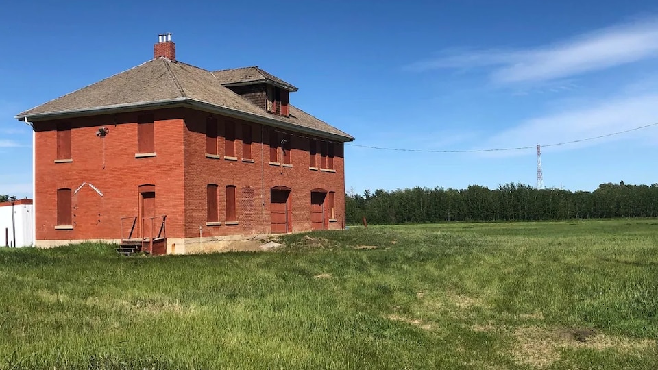 Le bâtiment sur le site du pensionnat pour Autochtones.