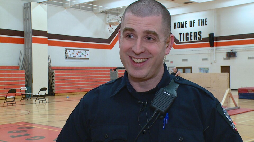 L'agent Ben Todd, du Service de police d'Edmonton.
