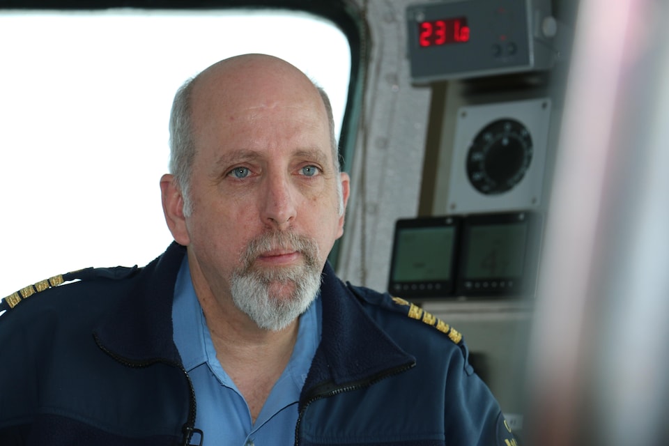 Alain Lacerte, capitaine de l'Amundsen