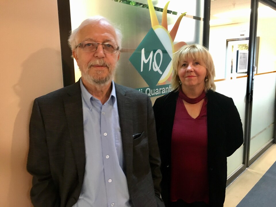 André Hétu, directeur général, et Lucie Dubé, directrice générale adjointe, organisme Midi Quarante de Laval.